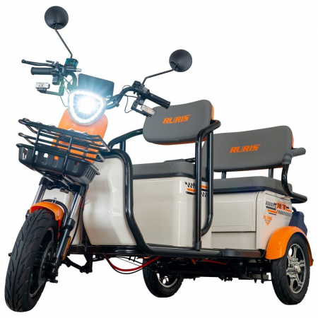 Triciclu Electric pentru Persoane Ruris Pilot 3040A, 2000 W, autonomie 50 Km, fara permis [2]