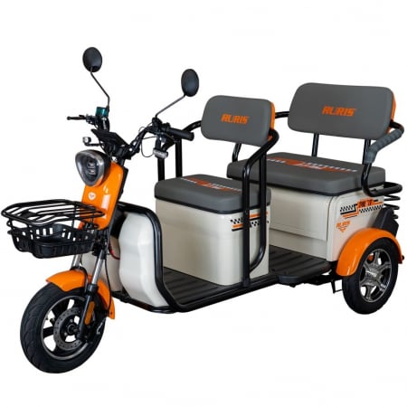 Fără permis - Triciclu Electric pentru Persoane Ruris Pilot 3040A, 2000 W, autonomie 50 Km, fara permis