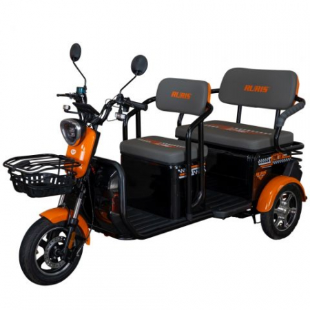 Fără permis - Triciclu Electric pentru Persoane Ruris Pilot 3040N, 2000 W, autonomie 50 Km, fara permis