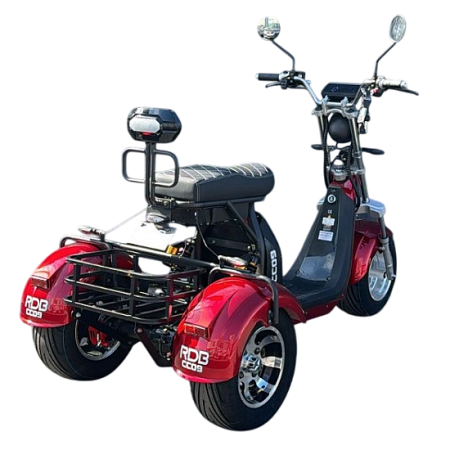 Triciclu Electric RDB CC09, 2000W, fara permis, 25km/h, autonimie 55 km, baterie 60V 20Ah [5]