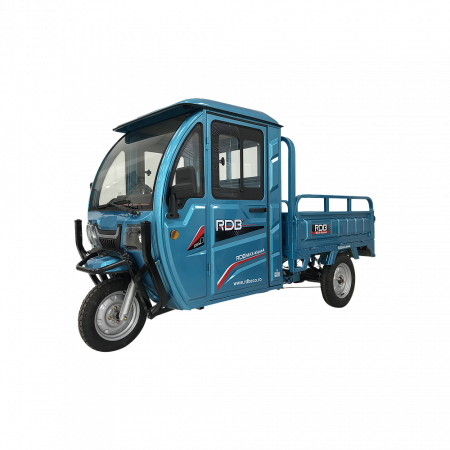 Fără permis - Triciclu electric, RDB MAX-Klass4 cu volan, acoperis inchis, fara permis, 72V 32Ah, 4000W, 25km/h