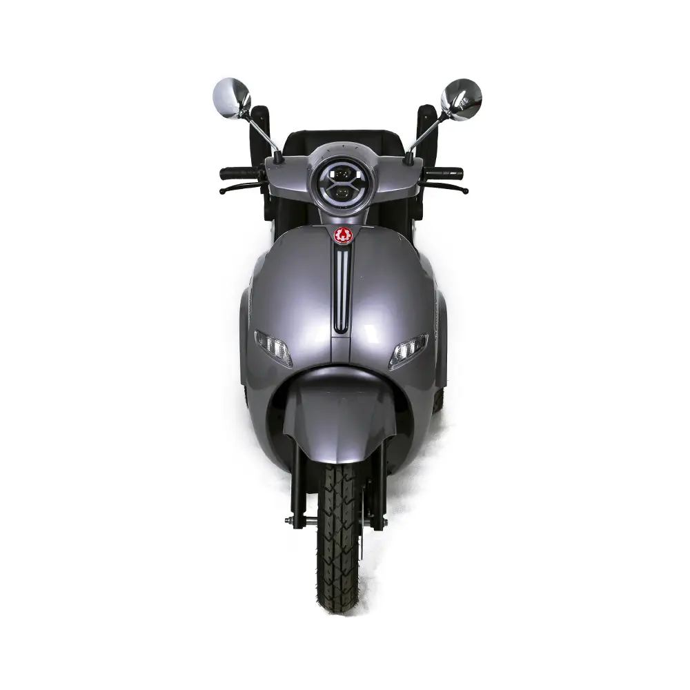 Triciclu Electric Rotakt Navigator cu Doua Motoare De 400W Viteză 25 km/h Autonomie 80 km Baterie plumb-acid 60V 20Ah Greutate maximă 300kg, Fără permis [2]