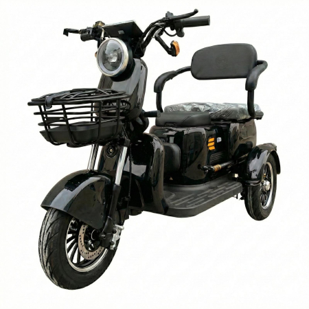 Vehicule electrice - Triciclu Electric Saige A2, fara permis,1000W, 25km/h, autonomie 55 km, 60V, 20Ah