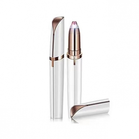 Sub 99 Lei - Trimmer Facial, Flippy, pentru Sprancene, Incarcare USB, 1.5 x 13 cm, din ABS, Alb