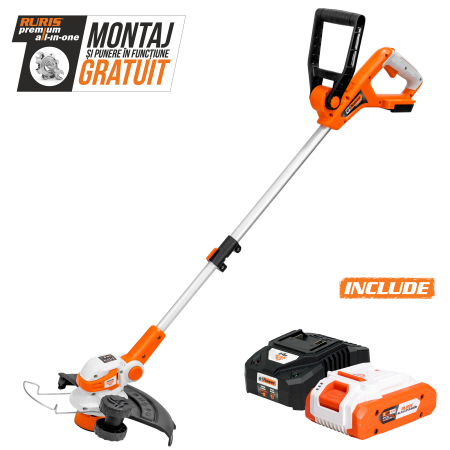 trimmer pe acumulator ruris 2024e power alfa up {contine acumulator+incarcator} [0]