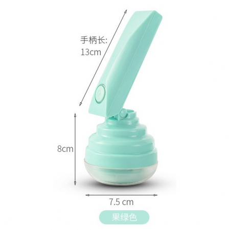 Pentru Casa si Camping - Aparat Pentru Curatat Scame, Par Si Praf, Flippy, Trimmer pentru Diferite Tipuri De Material, Cu Lame Din Otel Inoxidabil, Maner Flexibil, Incarcare Prin USB, 13x8 cm, Verde