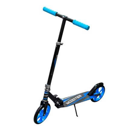 Trotinete - Trotinetă pentru copii Fulger RDB-2306 Adolescenti, Cadru Metal, Roți PU, Cric lateral