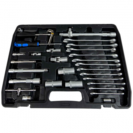 Trusa de 216 piese, crom vanadiu, biti si tubulare + Manusi [3]