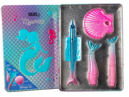 Jucarii, Copii & Bebe - Trusa de machiaj Sirena, Create It!