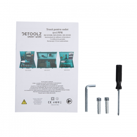 Trusa pentru sudat tevi PPR 600W Detoolz [1]
