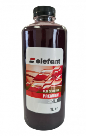 Gradina - Ulei 1L, rosu amestec. motoare 2T 30ml/l, Elefant