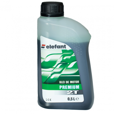 Consumabile, piese si accesorii - ULEI PREMIUM AMESTEC 2T, VERDE, 0.5L, Elefant