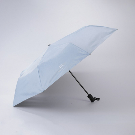 Umbrela, Flippy, Protectie UV Soare, Protectie Ploaie, Pliabila, din Vinil si Otel, 96 x 67 cm, Albastru [3]