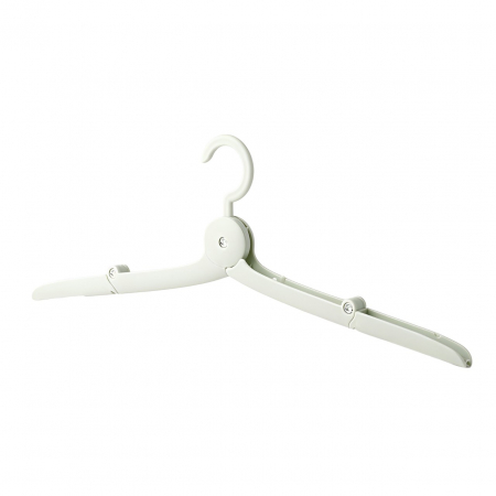 Uscatoare si standere haine - Umeras Pliabil de Calatorie, Flippy, Mini Cuier Portabil pentru Haine, Suport de Uscare, 14x7x1.4cm, Verde