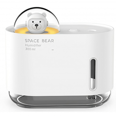 Umidificatoare - Umidificator Urs Spatial, Flippy, 300 ml, alb