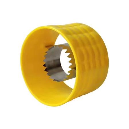 Sub 99 Lei - Ustensila pentru Curatare Porumb, Flippy, Diametru 3.6 cm, din Plastic si Otel Inoxidabil, Galben