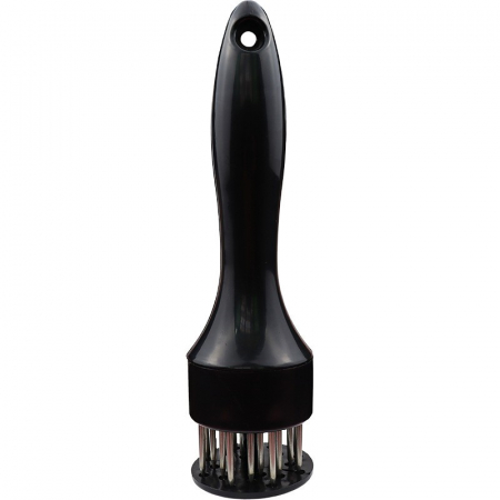 Pentru Casa si Camping - Ustensila pentru fragezit carnea, cu 21 de tije ascutite din inox 304, 20 cm, negru