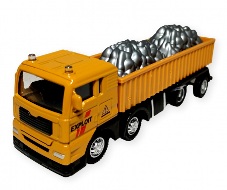 Jucarii, Copii & Bebe - Vehicul metalic, Utilaj de transport marfa,20 cm