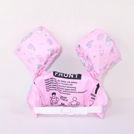 Vesta de salvare pentru copii cu aripioare de inot, Flippy, Mov, Model unicorn [1]