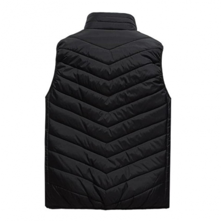 Vesta Inteligenta Incalzita, Flippy, Unisex, 2 Zone de Incalzire, Umplutura Bumbac, 3 Trepte de Temperatura, Incarcare USB, Negru, sub 100 kg, Marime S [1]