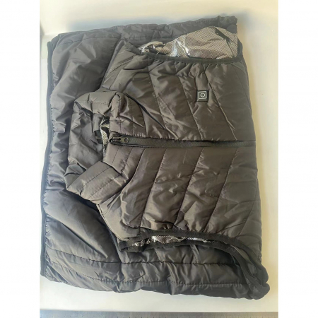 Lichidare Vesta Inteligenta Incalzita, Flippy, Unisex, 2 Zone de Incalzire, Umplutura Bumbac, 3 Trepte de Temperatura, Incarcare USB, Negru, sub 100 kg, Marime S [11]