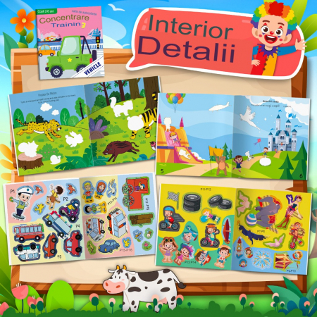 volume de carte de autocolante pentru produse noi transfrontaliere Amazon, care se concentrează pe autocolante de dezvoltare potențială, comoara de iluminare a copiilor Cartea educatie prescolar + DB0 [1]