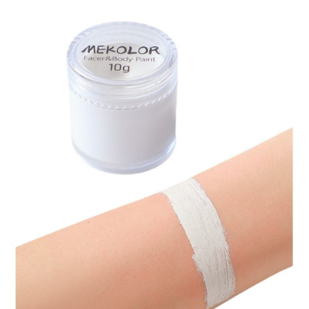 Sub 99 Lei - Vopsea pentru Fata/Corp, Flippy, pe Baza de Ulei, 10g, 2.8 x 3.1 cm, Alb