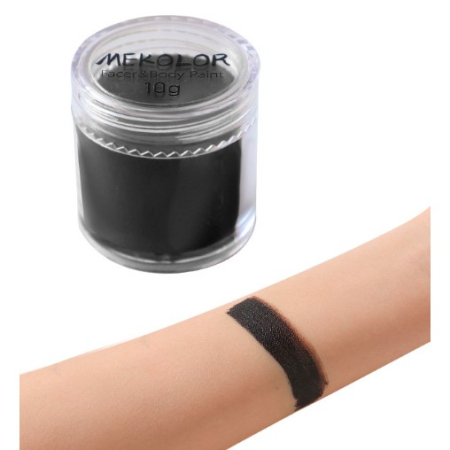 Articole petrecere - Vopsea pentru Fata/Corp, Flippy, pe Baza de Ulei, 10g, 2.8 x 3.1 cm, Negru