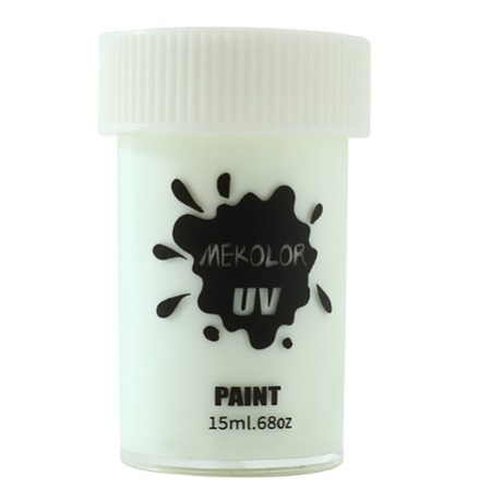 Ingrijire ten si corp - Vopsea pentru Fata si Corp, Flippy, cu Pigment Fosforescent UV, 15 ml, Alb