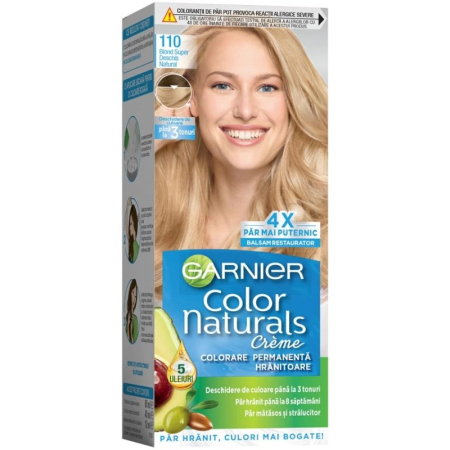 Sub 99 Lei - Vopsea pentru Par, Garnier Color Naturals, 110 Blond Natural Super Deschis