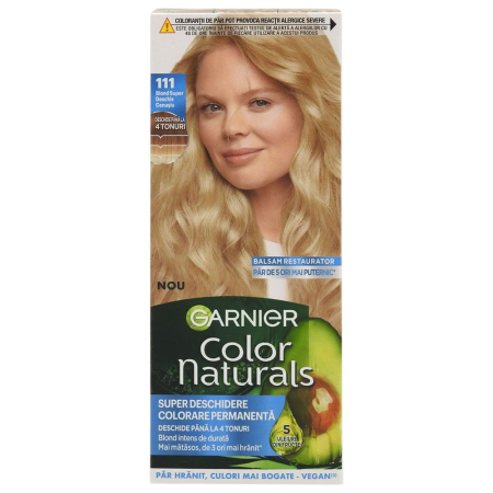 Sub 99 Lei - Vopsea pentru Par, Garnier Color Naturals, 111 Blond Super Deschis Cenusiu
