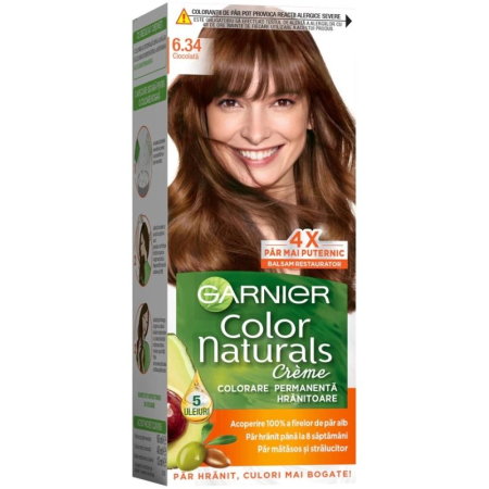 Sub 99 Lei - Vopsea pentru Par, Garnier Color Naturals, 6/34 Ciocolata