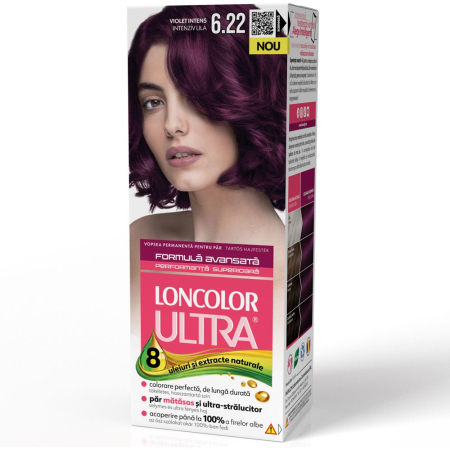 Îngrijire personală și cosmetice - Vopsea pentru Par, Loncolor Ultra, 6/22 Violet Intens