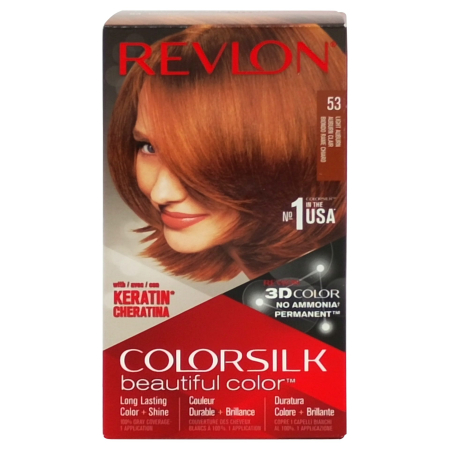 Îngrijire personală și cosmetice - Vopsea pentru Par, Revlon Color Silk, 53 Light Auburn