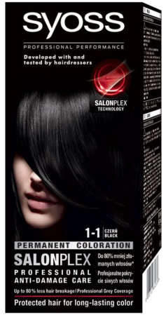Sub 99 Lei - Vopsea pentru Par, Syoss Professional, 1-1 Negru