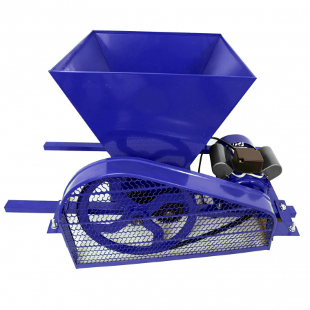 Zdrobitor de struguri electric, putere 3000 W, albastru, capacitate de productie 800 kg/h, CTC [0]