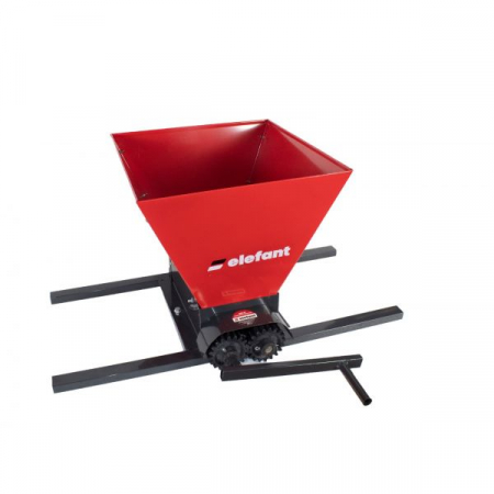 Zdrobitor struguri Elefant HGP-50, Metal, 35 L manual cu tamburi din poliamida tratata pentru uz alimentar [0]