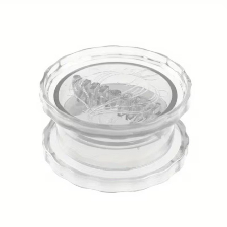 Bucătărie și electrocasnice - Zdrobitor de Usturoi, Flippy, Multifunctional, din Plastic, Prin Rasucire, 4 x 7.5 cm, Transparent