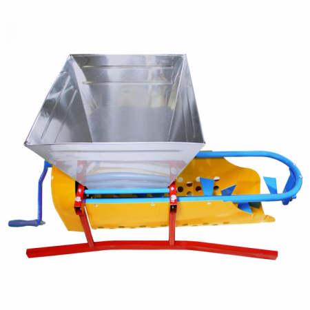 Zdrobitor desciorchinator manual de struguri Micul Fermier, cuva 20 litri, 300 kg/h + Foarfeca vie YETI [3]