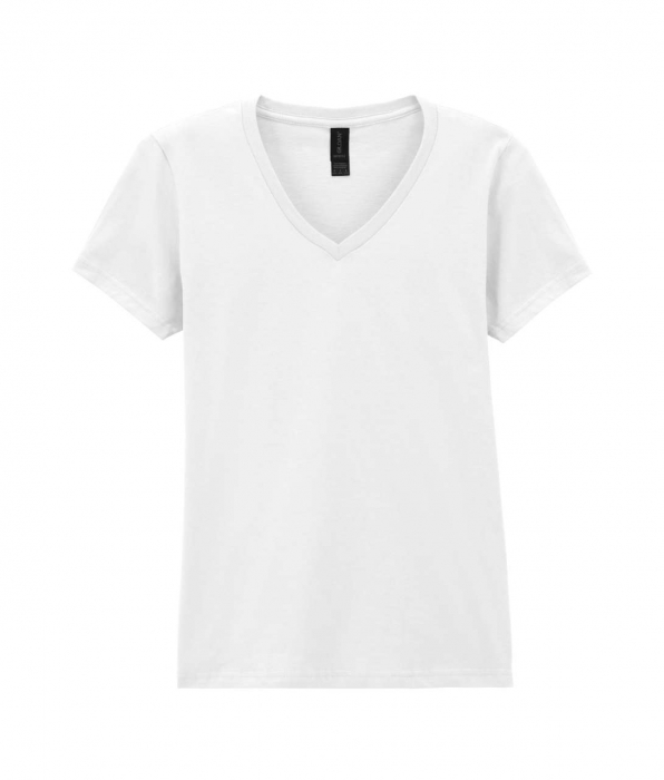 TRICOU DAMA GILDAN SOTSTYLE V-NECK [10]
