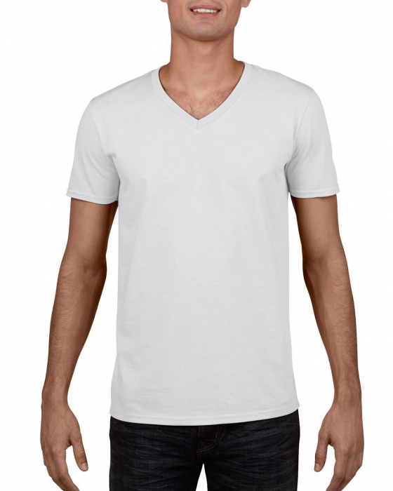 TRICOU GILDAN  V-NECK SOFTSTYLE [10]