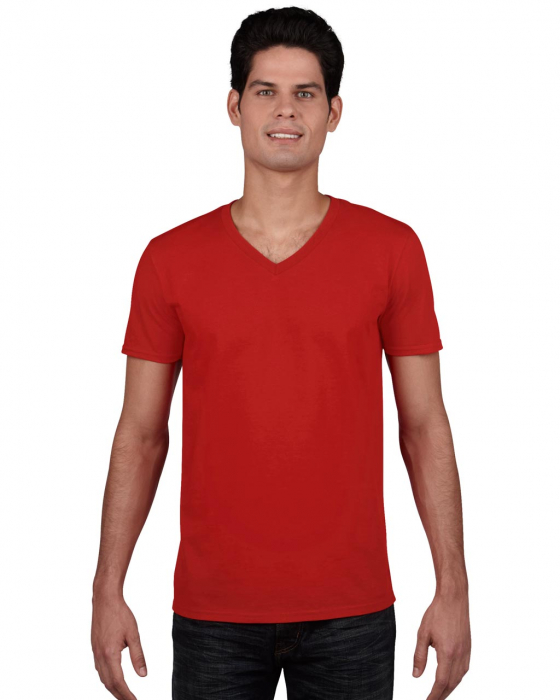 TRICOU GILDAN  V-NECK SOFTSTYLE [7]