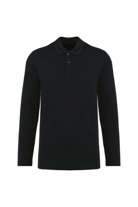 TRICOU POLO CU MANECA LUNGA KARIBAN SUPIMA MEN [3]