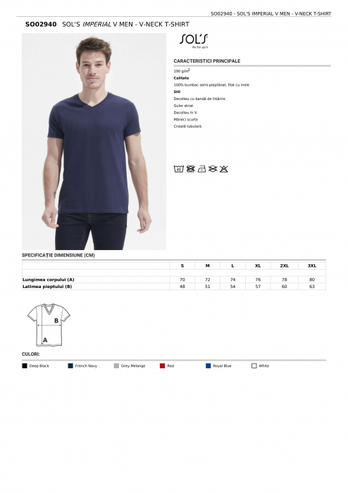 TRICOU BARBATI SOLS'S IMPERIAL V-NECK [1]