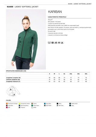 POLARE & SOFTSHELL - JACHETA SOFTSHELL DAMA