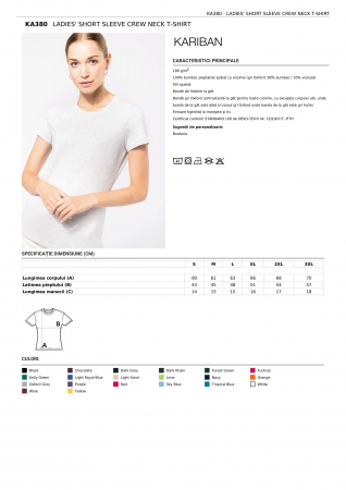 TRICOURI - TRICOU DAMA KARIBAN CREW NECK