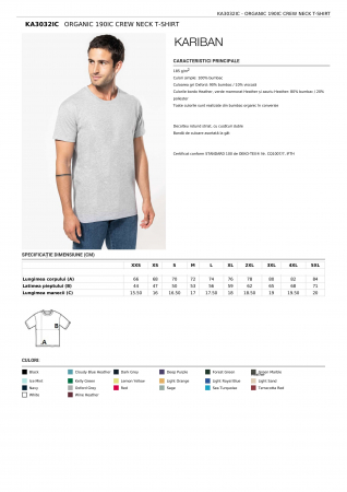 TRICOURI - TRICOU KARIBAN ORGANIC CREW NECK