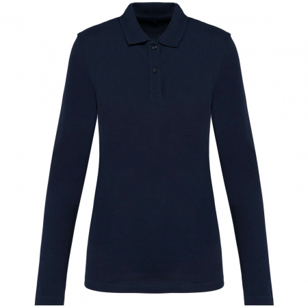 TRICOU POLO CU MANECA LUNGA KARIBAN SUPIMA DAMA [3]