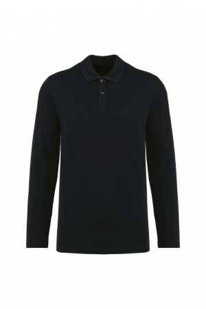 TRICOU POLO CU MANECA LUNGA KARIBAN SUPIMA MEN [2]