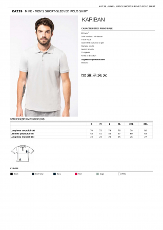 TRICOURI POLO - TRICOU POLO KARIBAN MIKE